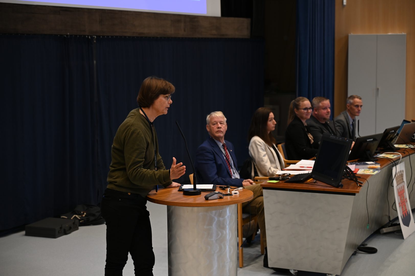 Annika Carlsson Wistedt på kommunfullmäktiga i måndags