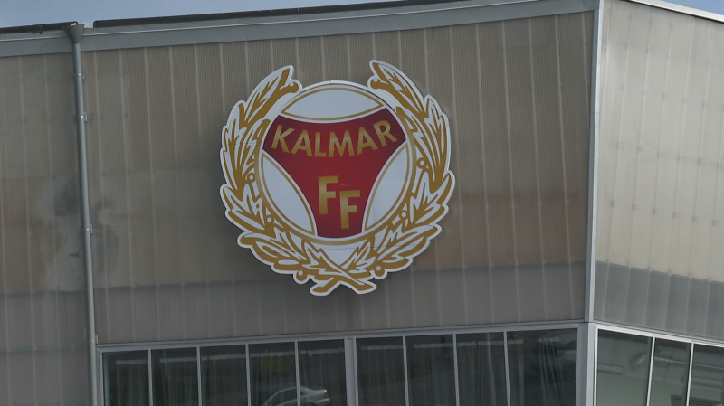 KFF logga utanför arenan.